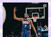 篮网三巨头联手，杜兰特得分突破，迎来胜利冲击季后赛！